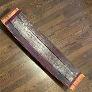 Wine barrel platter/display!